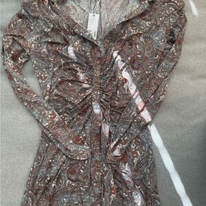 Dress Forum Multicolor Paisley Dress